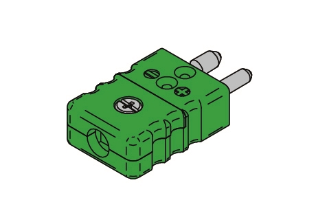 Kabelstecker TC Standard; Typ: Typ K:   Kabelstecker Typ K Standard  Stecker zur Montage von Kabeln  Thermoelement